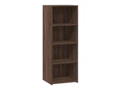 Aparador alto madera de ingeniería marrón roble 45x41x124 cm