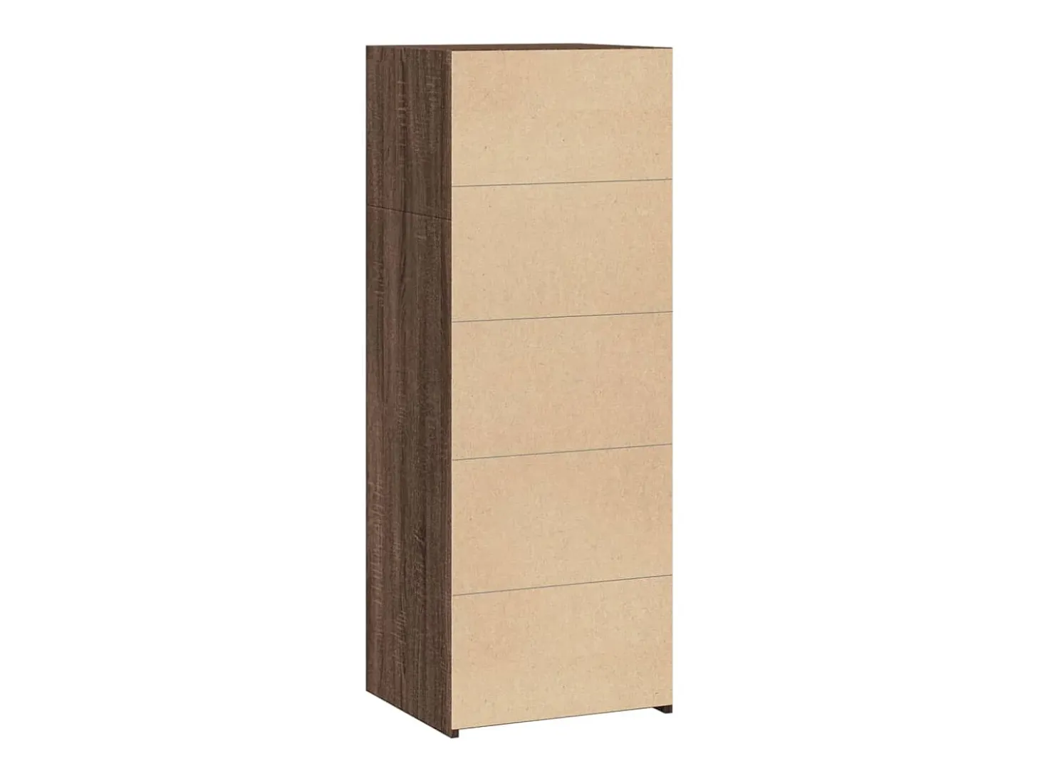 Aparador alto madera de ingeniería marrón roble 45x41x124 cm
