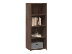 Aparador alto madera de ingeniería marrón roble 45x41x124 cm