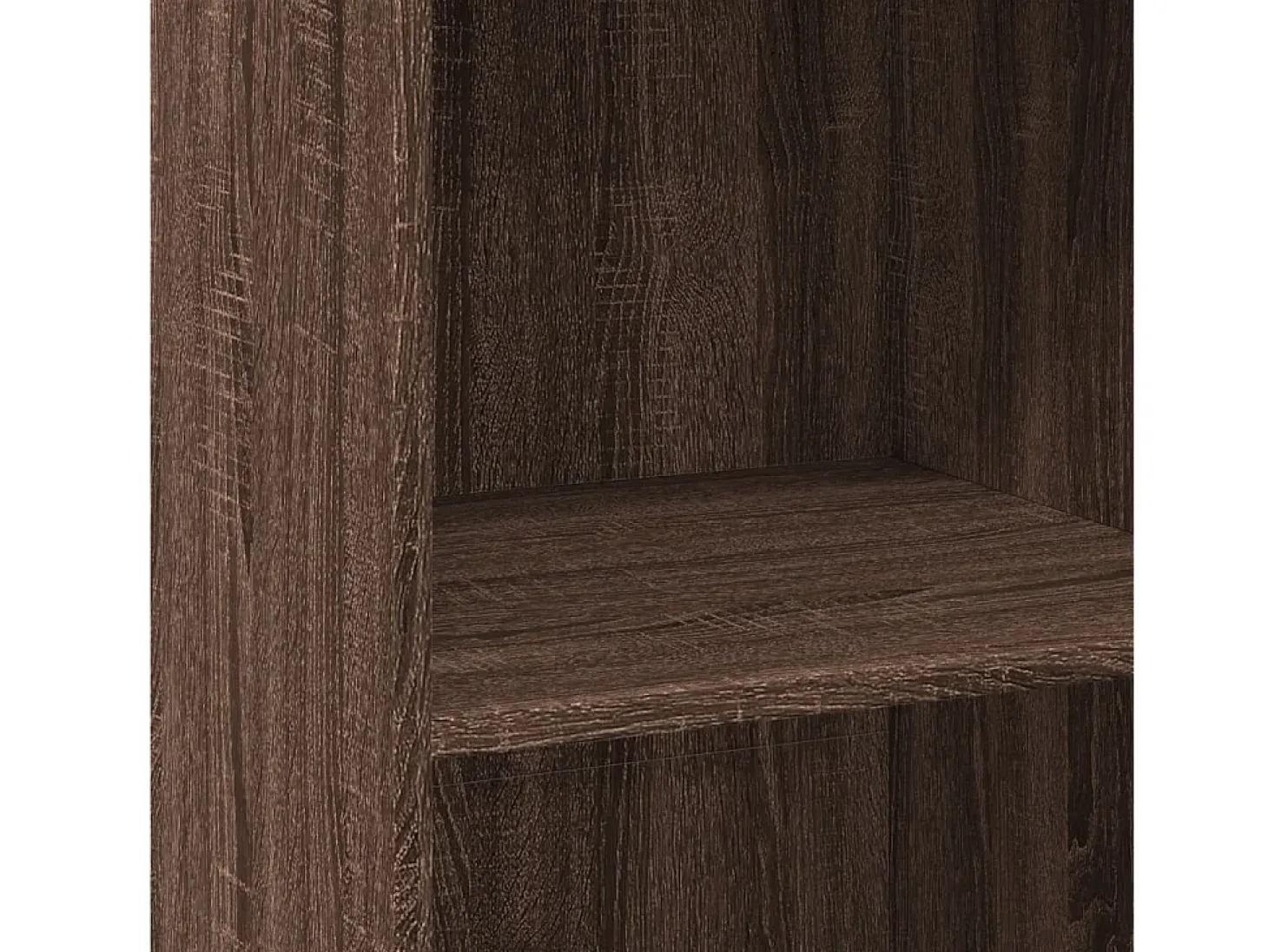 Aparador alto madera de ingeniería marrón roble 45x41x124 cm