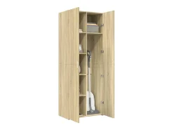 Aparador alto madera de ingeniería roble Sonoma 70x42,5x185 cm
