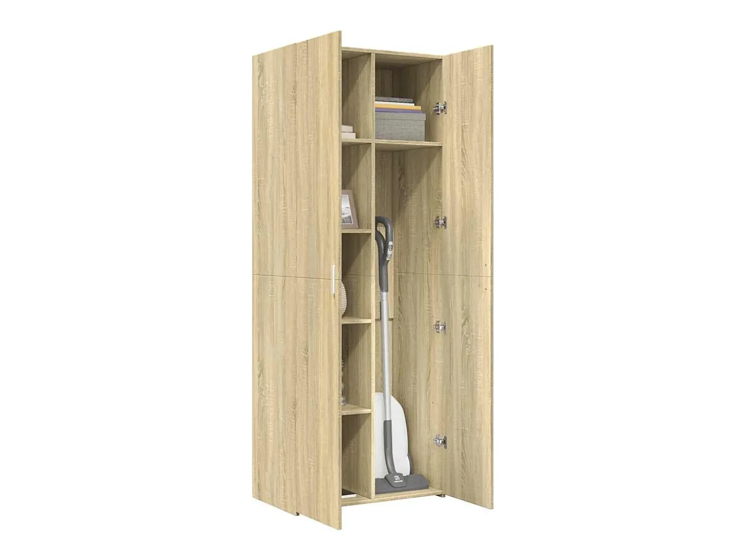 Aparador alto madera de ingeniería roble Sonoma 70x42,5x185 cm