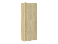 Aparador alto madera de ingeniería roble Sonoma 70x42,5x185 cm