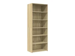 Aparador alto madera de ingeniería roble Sonoma 70x41x185 cm