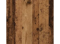 Aparador alto madera de ingeniería envejecida 60x36x110 cm