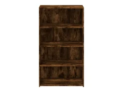 Aparador alto madera de ingeniería roble ahumado 70x41x124 cm