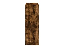 Aparador alto madera de ingeniería roble ahumado 70x41x124 cm