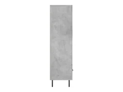 Aparador alto madera de ingeniería gris hormigón 69,5x31x115 cm