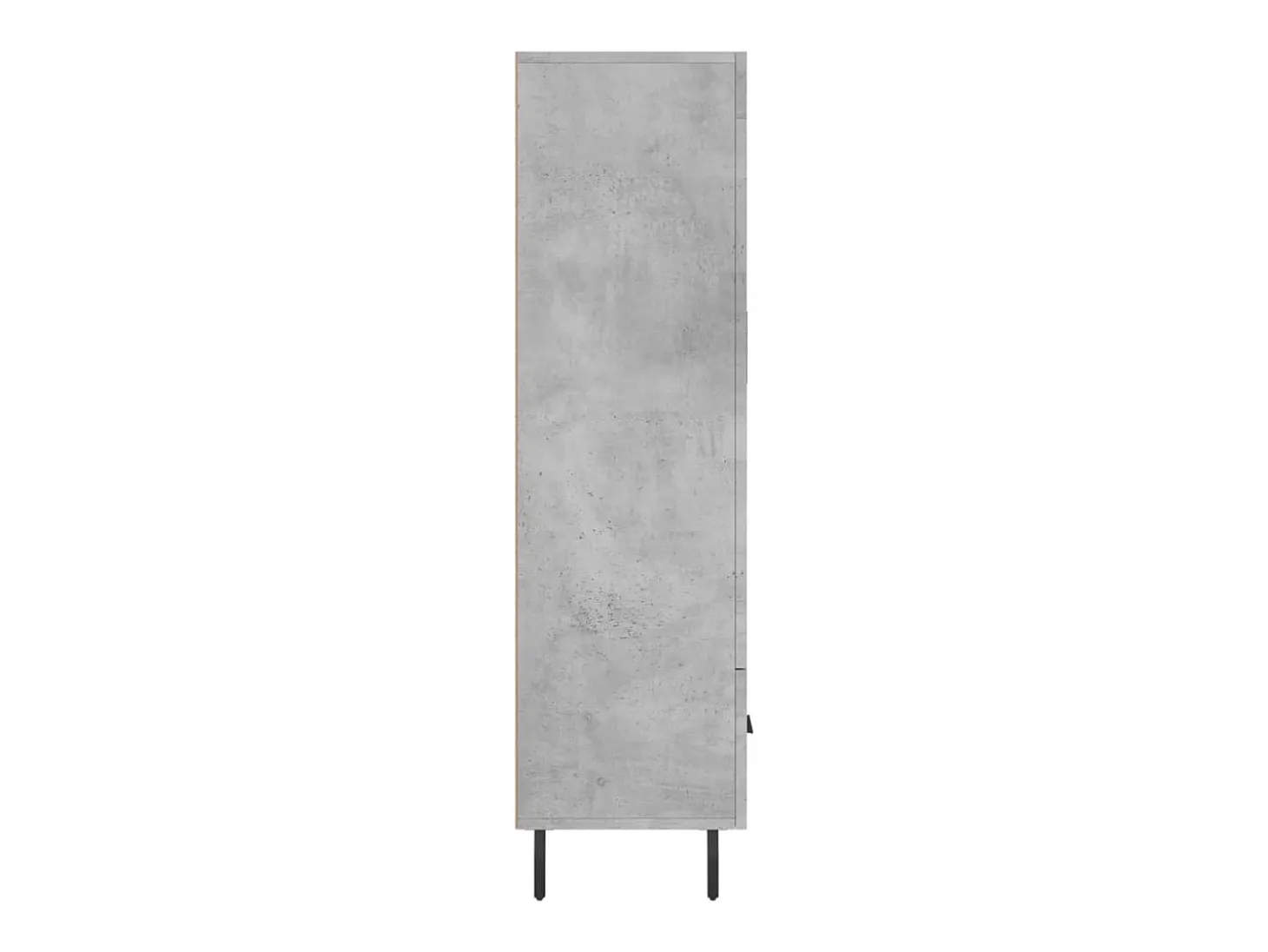 Aparador alto madera de ingeniería gris hormigón 69,5x31x115 cm