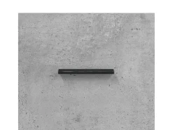Aparador alto madera de ingeniería gris hormigón 69,5x31x115 cm