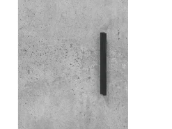 Aparador alto madera de ingeniería gris hormigón 69,5x31x115 cm