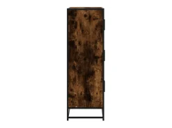 Aparador alto madera de ingeniería y metal 68x35x106,5 cm