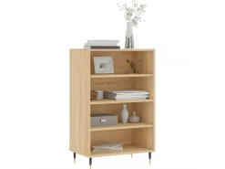 Aparador alto madera de ingeniería roble Sonoma 57x35x90 cm ES26787