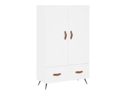 Aparador alto madera de ingeniería blanco 69,5x31x115 cm ES23731