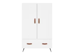 Aparador alto madera de ingeniería blanco 69,5x31x115 cm ES23731