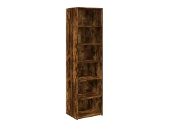 Aparador alto madera de ingeniería roble ahumado 50x41x185 cm