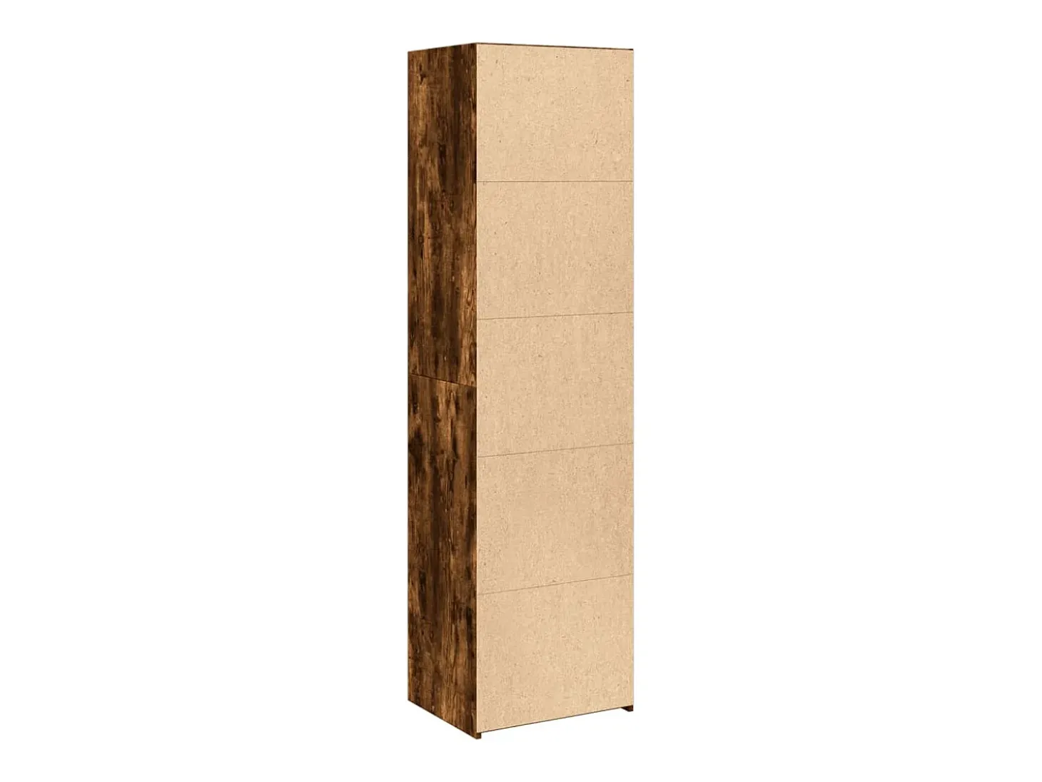 Aparador alto madera de ingeniería roble ahumado 50x41x185 cm