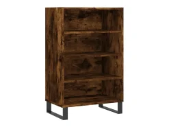 Aparador alto madera de ingeniería roble ahumado 57x35x90 cm ES35034