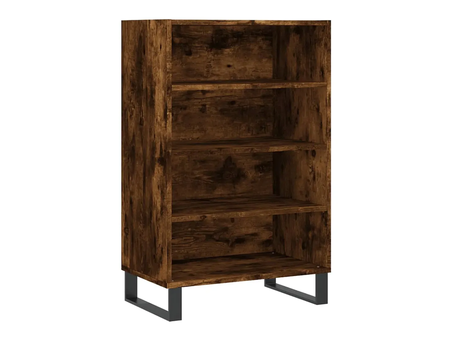 Aparador alto madera de ingeniería roble ahumado 57x35x90 cm ES35034