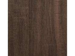 Aparador alto madera de ingeniería y metal marrón roble