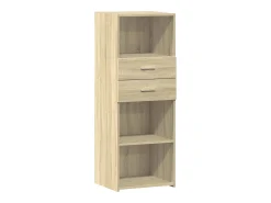Aparador alto madera de ingeniería roble Sonoma 45x42,5x124 cm