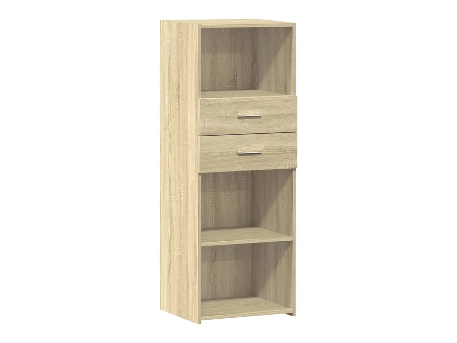 Aparador alto madera de ingeniería roble Sonoma 45x42,5x124 cm