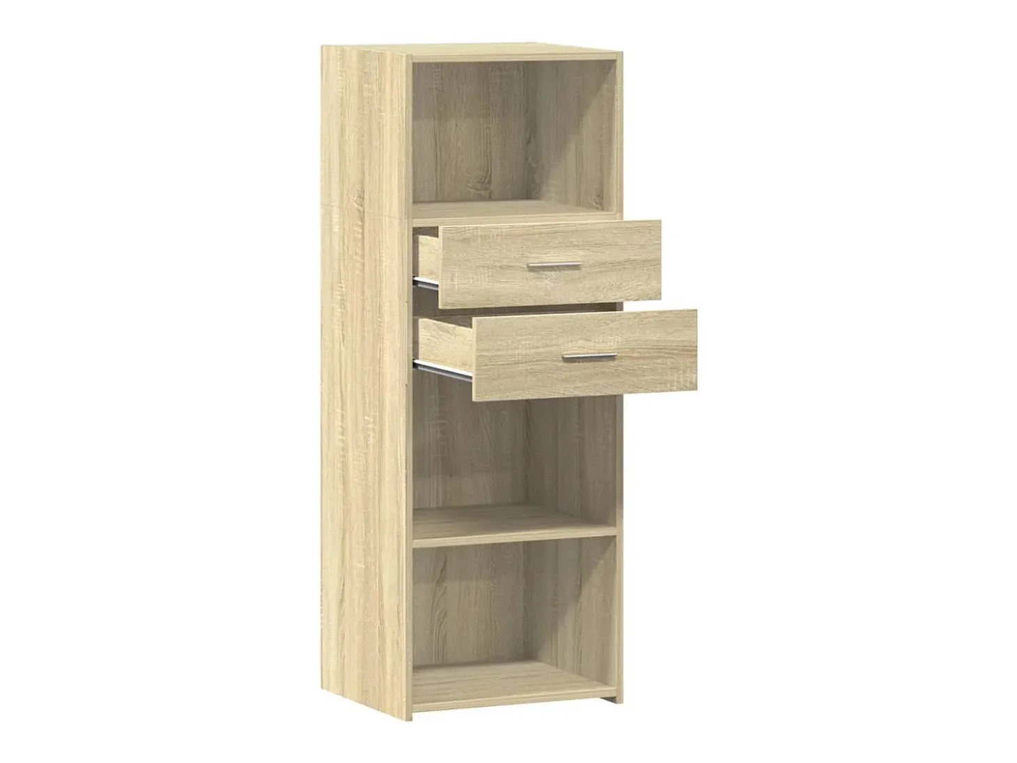 Aparador alto madera de ingeniería roble Sonoma 45x42,5x124 cm