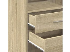 Aparador alto madera de ingeniería roble Sonoma 45x42,5x124 cm