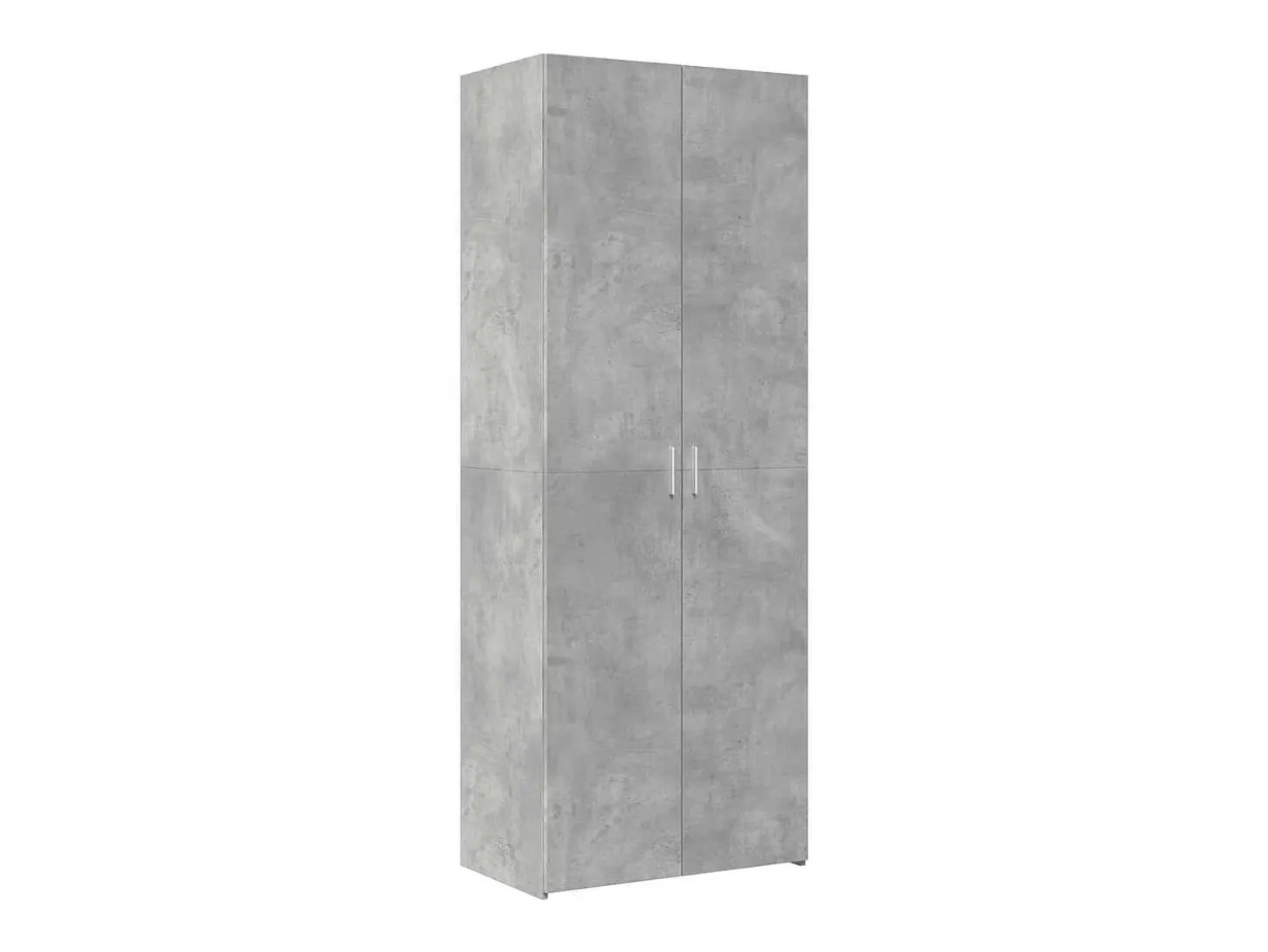 Aparador alto madera de ingeniería gris hormigón 70x42,5x185 cm