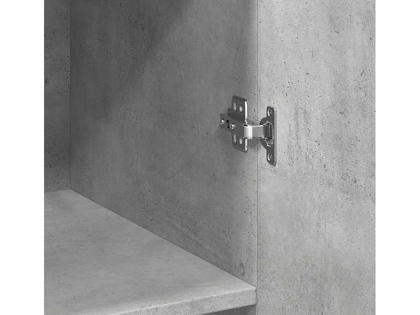 Aparador alto madera de ingeniería gris hormigón 70x42,5x185 cm