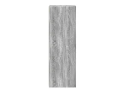 Aparador alto madera de ingeniería gris Sonoma 30x41x124 cm