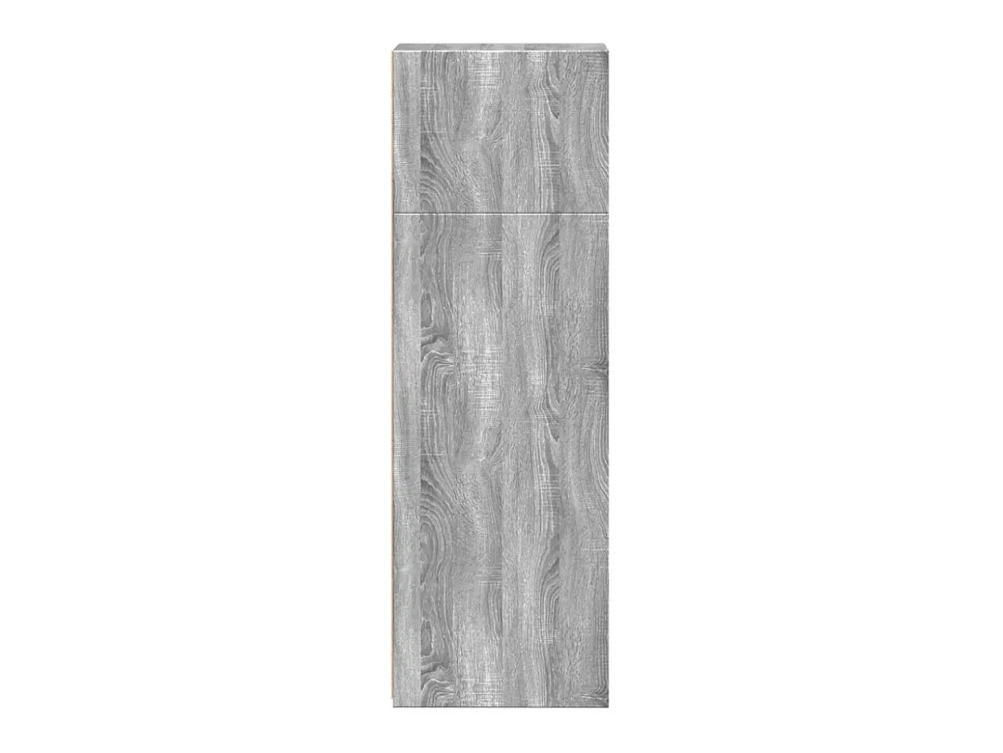 Aparador alto madera de ingeniería gris Sonoma 30x41x124 cm