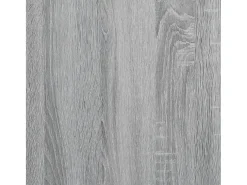 Aparador alto madera de ingeniería gris Sonoma 30x41x124 cm