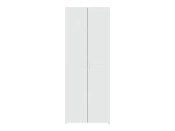 Aparador alto madera de ingeniería blanco 70x42,5x185 cm