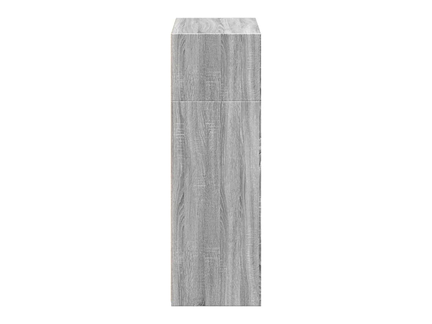 Aparador alto madera de ingeniería gris Sonoma 70x41x124 cm