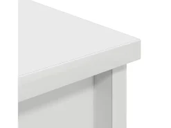 Aparador alto madera de ingeniería blanco 70x35x180 cm