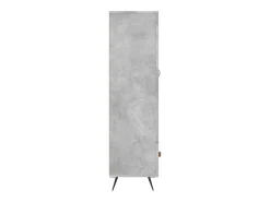 Aparador alto madera de ingeniería gris hormigón 69,5x31x115 cm