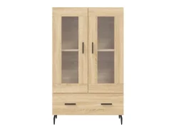 Aparador alto madera de ingeniería roble Sonoma 69,5x31x115 cm