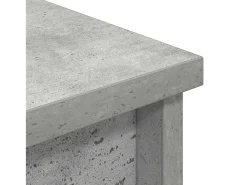 Aparador alto madera de ingeniería gris hormigón 70x35x180 cm