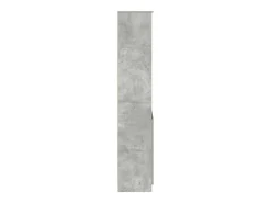 Aparador alto madera de ingeniería gris hormigón 70x35x180 cm