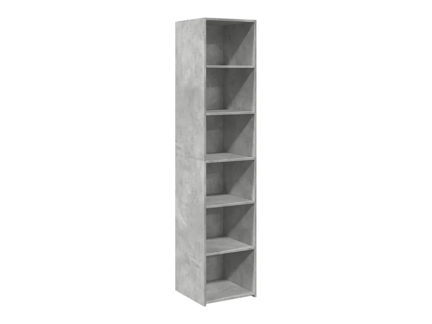 Aparador alto madera de ingeniería gris 40x41x185 cm