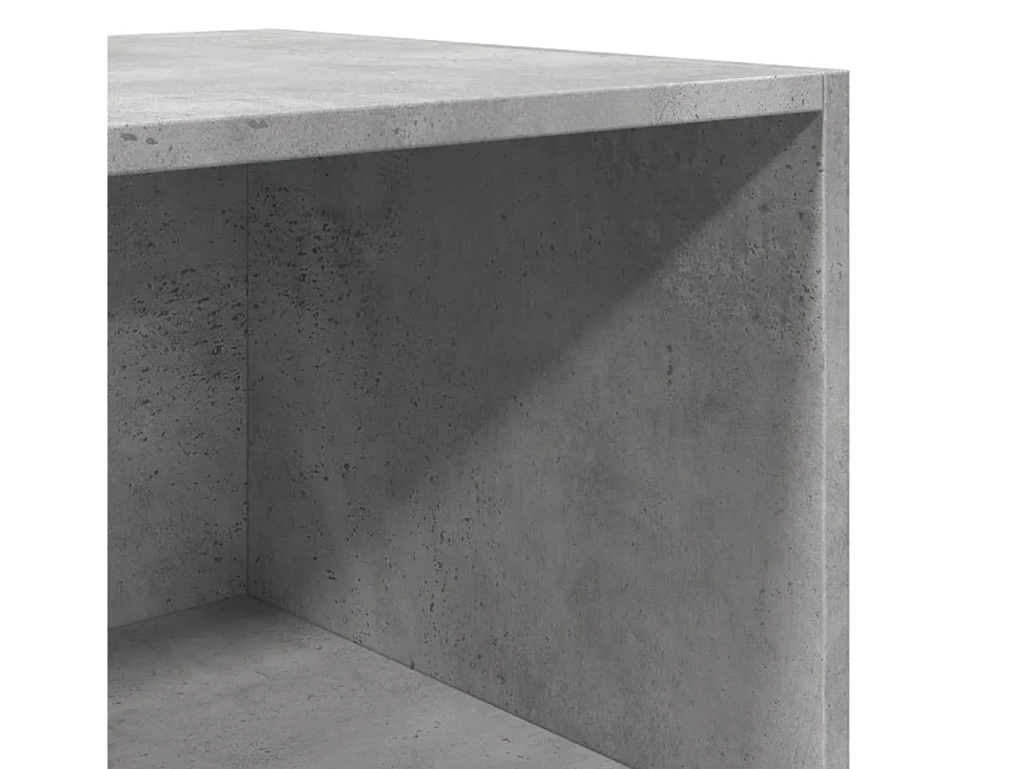 Aparador alto madera de ingeniería gris 40x41x185 cm