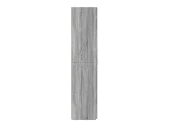 Aparador alto madera de ingeniería gris Sonoma 70x42,5x185 cm