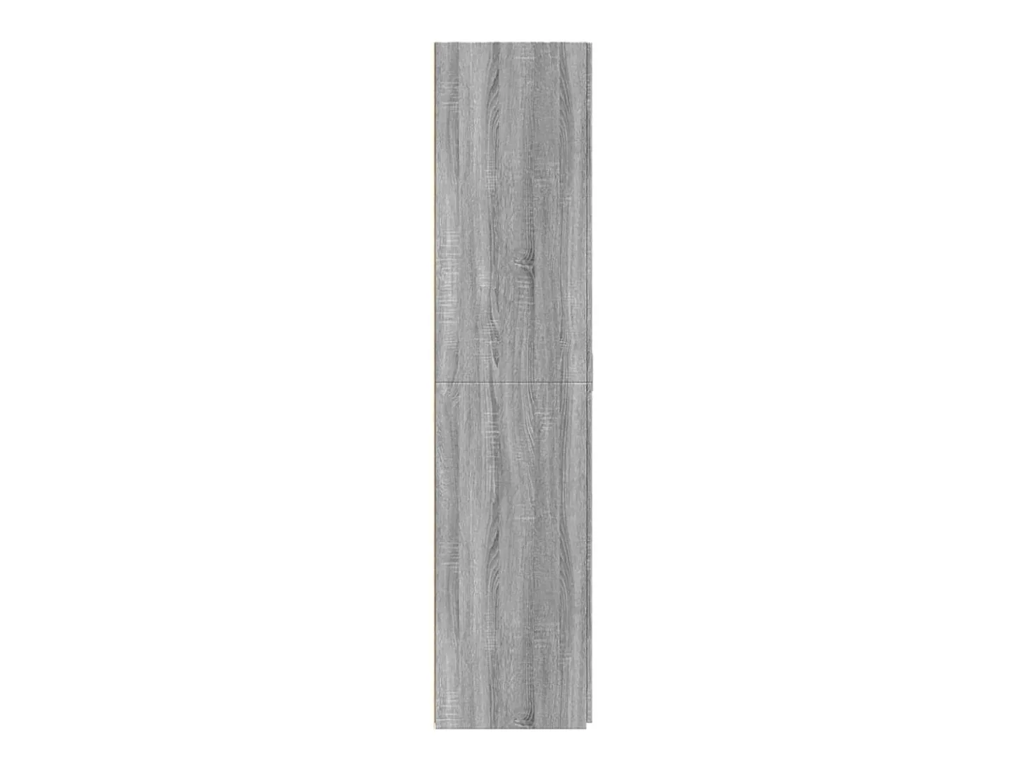 Aparador alto madera de ingeniería gris Sonoma 70x42,5x185 cm