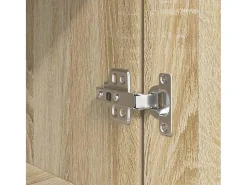 Aparador alto madera de ingeniería roble Sonoma 70x35x180 cm