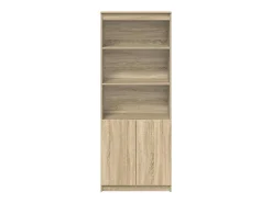 Aparador alto madera de ingeniería roble Sonoma 70x35x180 cm