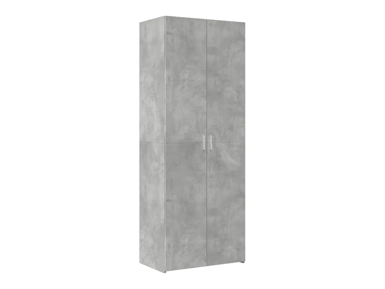 Aparador alto madera de ingeniería gris hormigón 70x42,5x185 cm