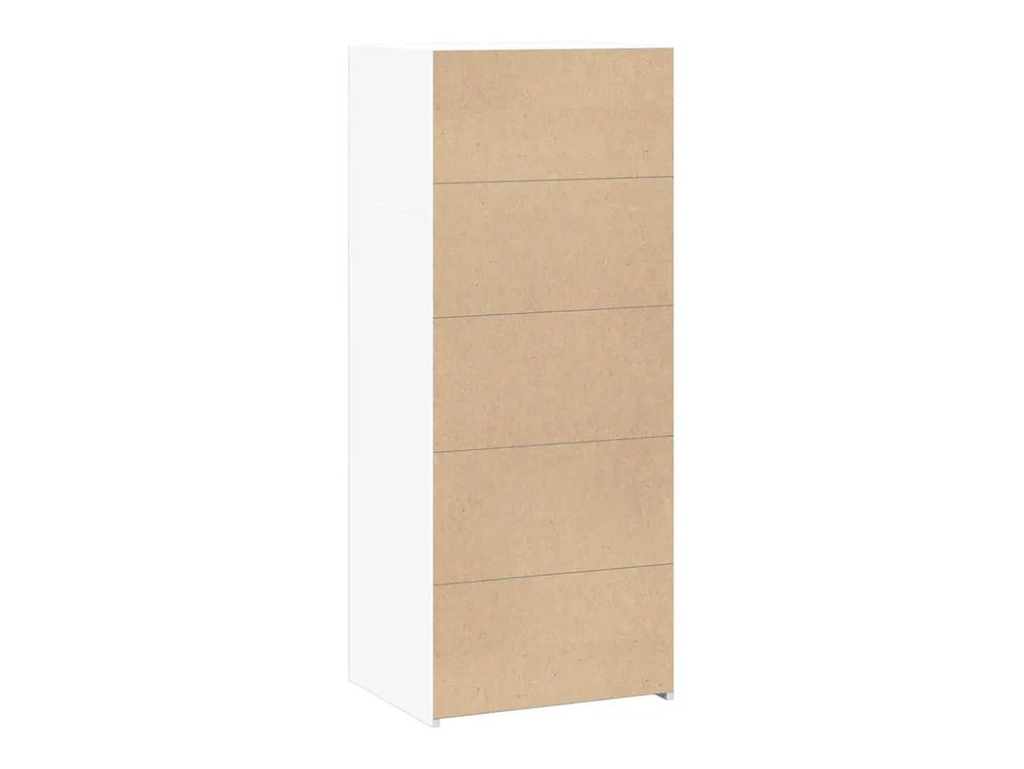 Aparador alto madera de ingeniería blanco 50x41x124 cm