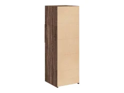 Aparador alto madera de ingeniería marrón roble 40x42,5x124 cm
