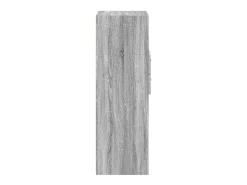 Aparador alto madera de ingeniería gris Sonoma 45x42,5x124 cm